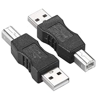 Greluma 3 STK USB 2.0 A Stecker auf USB B Druckerstecker Konverter Adapter Anschluss – Ansicht 6