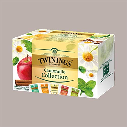 LUCGEL Srl (1 pz.) 20 Filtros de Infusión Colección Manzanilla 5 Sabores Diferentes TWININGS