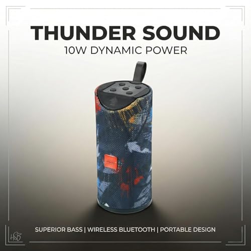 Image of JBX Pro Super Bass Portable Wireless Bluetooth Speaker with inbuilt Phone Stand Built-in mic, TF Card Slot, USB Port - Multi Color