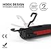 Maksone 9-in-1 Emergency Auto Tool with Flashlight, Window Breaker & Seat Belt Cutter, Magnetic LED Work Light with Hook for Car Repair, Camping, and Emergency Use (Battery Included) (1 Pack)