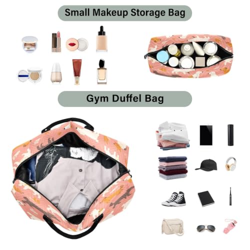 Sac à main de week-end robuste contre le désordre des bagages légers - 4