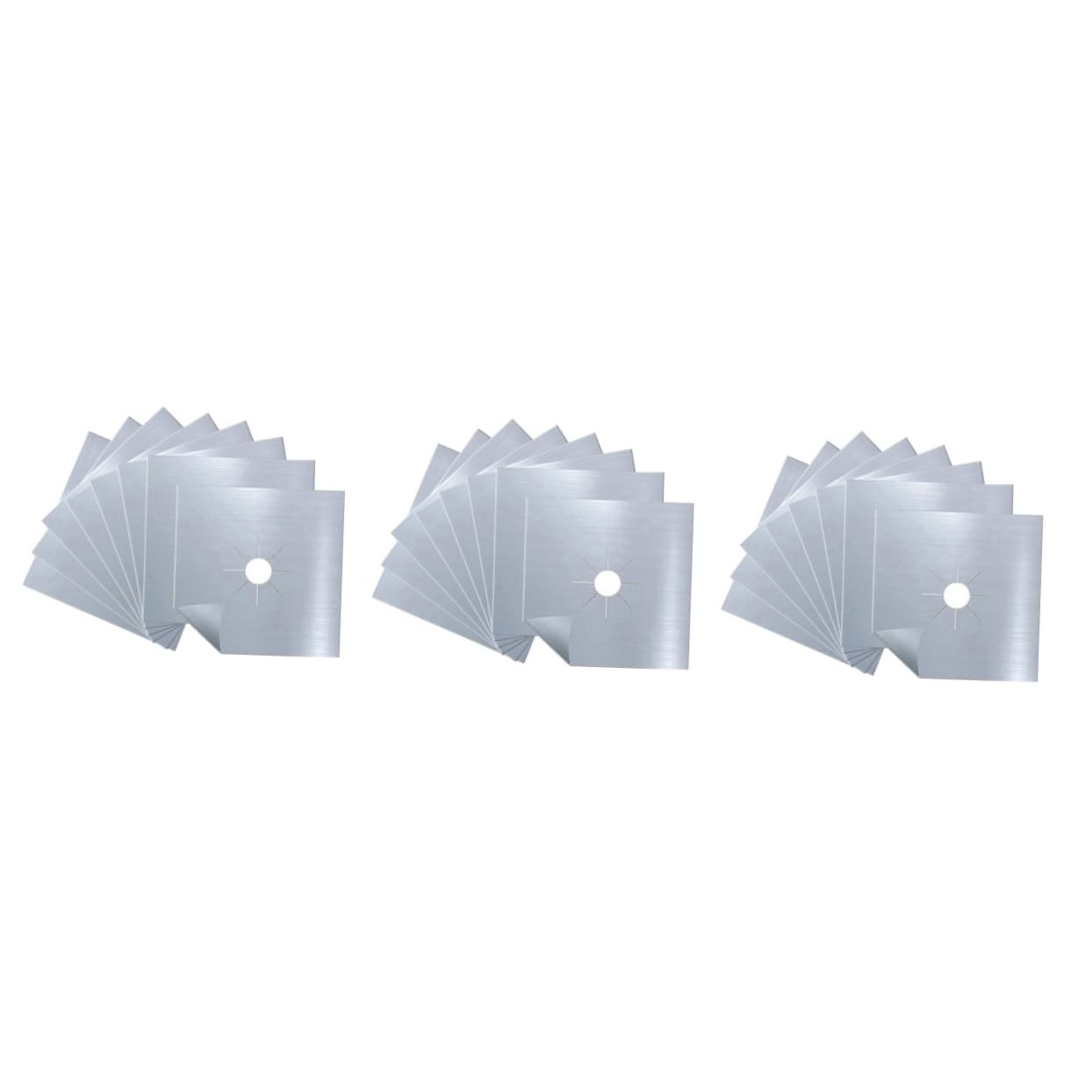 DOITOOL 24pezzi Coperture Per Bruciatore Gas Protettori Per Piano Riutilizzabili Tappetini Antiadherent Facili e Installare Compatibili