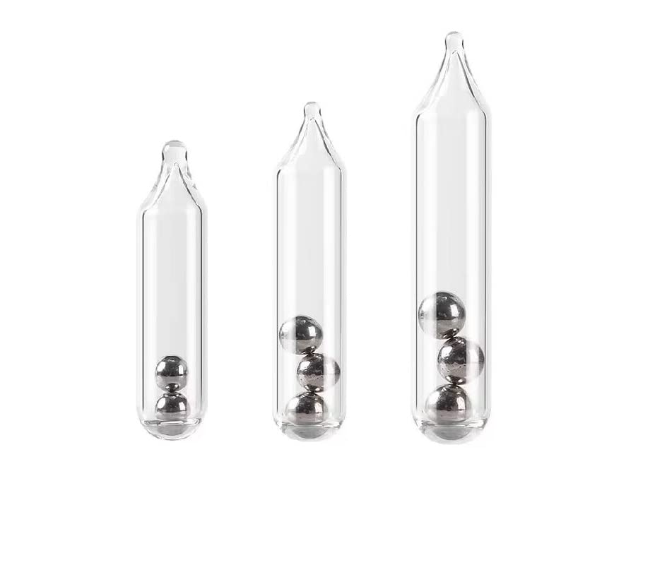 50pcs/lot 3mm/4mm/5mm New Jig Fishing Lure Glass Rattles Insert Tube Rattles Shake Attract Fly Tie Tying Fishing Rattle