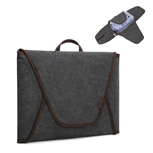 S-ZONE Garment Folder Compression Packing Cubes for Travel Garment Bag with Wrinkle-Free Luggage Suitcase Organizer Bags