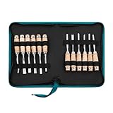 Monkey King Bar-12pcs Wood Carving Chisel Set- Sharp Woodworking Tools with Case Storage
