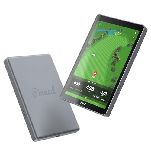 Pinned Portable GPS Golf Tablet The Caddie - Gray
