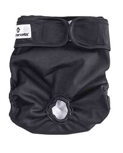 Pet Parents Premium Washable Dog Diapers & Extendrs, (3pack) of Female Dog Diapers & Male Dog Diapers, Color: Black… - Image 4