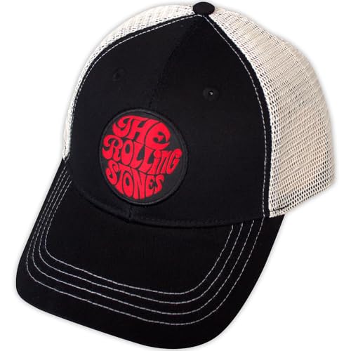 Casquette The Rolling Stones 70S Logo emblem trucker idéale pour vos festivals de musique