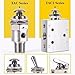 LJFMDLN Air Pneumatic Valve, TAC/TAC2 Series Air Control ON/OFF Toggle Valve, Metal Switch for CNC Machine Industrial Use (Color : TAC-4V)