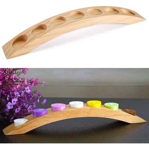 TELOSMA Wooden Tea Light Holder Cover