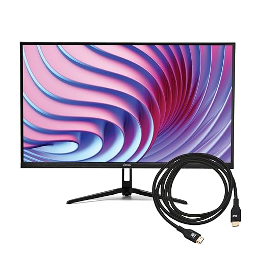 Image of Pixio PX275 Wave 27 inch 100Hz 1440p IPS Panel 1ms MPRT Adaptive Sync Gaming Monitor with Black HDMI 2.1 Cable Certified Ultra High Speed 10FT 8K 60Hz 4K 120Hz Nylon Braided