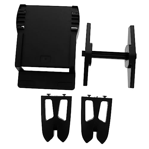 KAILIKETIY Soporte Para Rollos Térmicos Grande, Soporte De Montaje Plástico Negro, Portaetiquetas Externo Para Impresoras Térmicas, Uso En Oficina, Almacén y Comercio