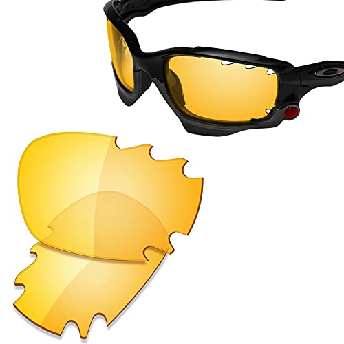 Image of SAUCER Premium Replacement Lenses & Rubber Kits for Oakley Jawbone Vented Racing Jacket (Low Bridge Fit) | UV400 Protection