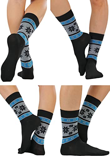 Image of ToBeInStyle Women's Pack of 6 or 12 Fashion Printed Crew Socks