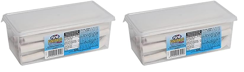 Finipalos Nata Fresa | Geles Dulces | Golosinas y Chuches para Fiestas y Regalos - 290 g (Paquete de 2)
