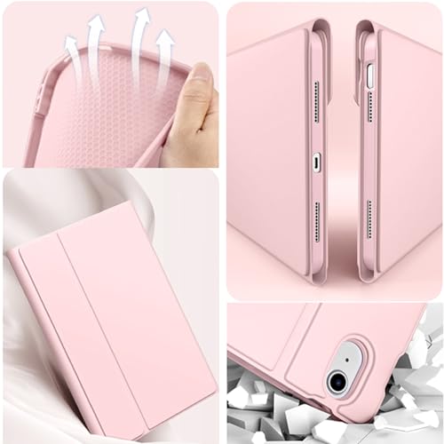 WALWALO Hell Rosa Hülle mit Tastatur für iPad A16 11 Generation 2025/10 Gen – Ansicht 5