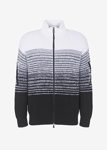 Armani Exchange Men's Cotton Ombre Full Zip Mock Neck Sweater3