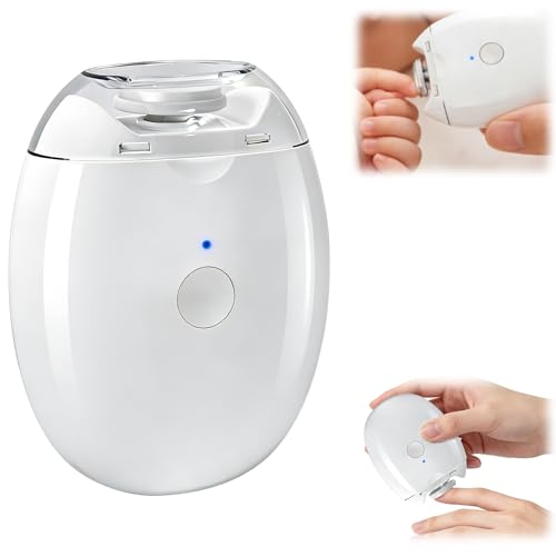 Universal Automatic Fingernail Grinder 2026 New 3 in 1 Electric Nail Clippers with LED Light & 3 Speeds Silent Auto Fingernail Cutter and Polishing Trimmer for Whole Family (1PCS)