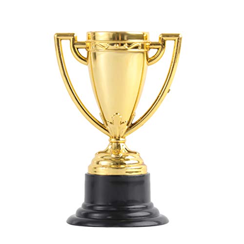 Gadpiparty 24 peças troféus premiados vencedores mini troféus de plástico troféus para lembrancinhas