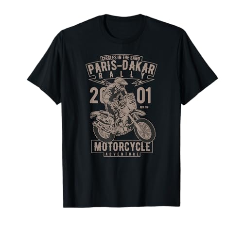 Coleccionista todoterreno de aventura en moto de rally París-Dakar Camiseta