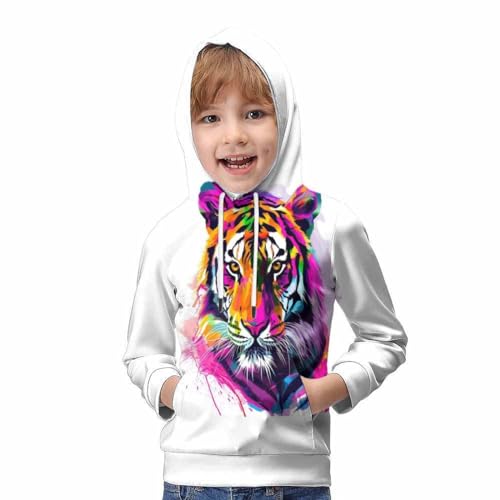 Sweat pull tigre 3D pour enfant fini les vêtements ternes pour ados