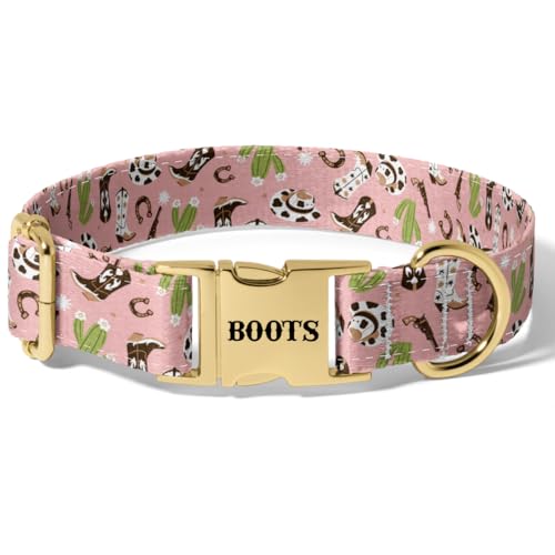 Oh Barks Pink Western Dog Collar cover
