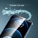 [3 Boîte] pour iPhone 12 Mini Protecteur d'écran trempé, Gueche 99.99% HD Clarté 9H Hardness Premium Quality Guard Film Case Friendly, Shockproof Scratchproof oléofuge Confortable Bord rond