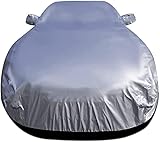  Autoabdeckung Wasserdicht für BMW E21 3 Series 323i Sedan/Cabriolet 1975-1983, Wasserdicht Sonne Staubschutz Auto Abdeckplane Autogarage Abdeckung,C-Silver