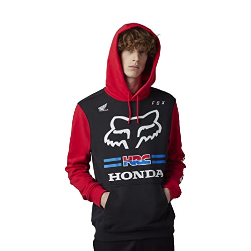Fox Racing Men's Standard Fox X Honda Pullover Fleece Hoodie, Flame Red, Medium #TOP2