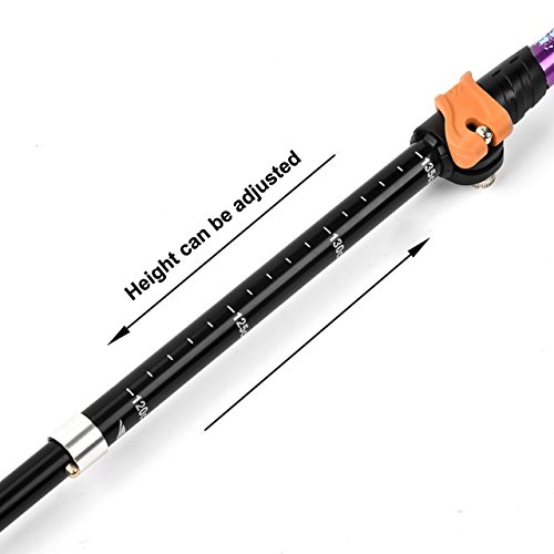 Isport Trekking Sticks Alpenstock Adjustable