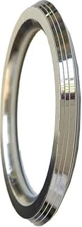 DevDeep Punjabi/Sikh Stainless Steel Kada/Kara for Men/Women Internal Diameter 6.7 CM - 0.5 CM Thick, silver, no gemstone