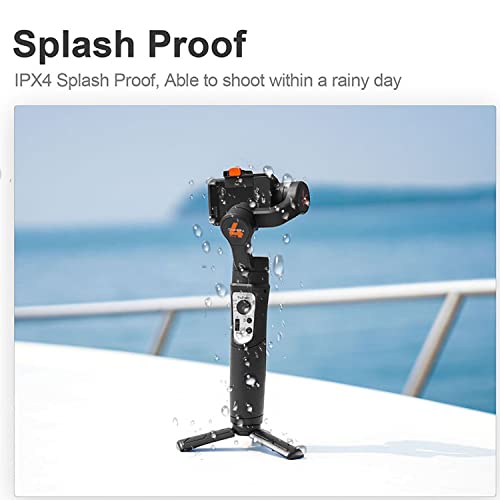hohem iSteady Pro 4-Gimbal Stabilisator 3 assen compatibel met GoPro 13/12/11/10/9/8/7/6/5, voor Osmo Action/Insta360 One R en andere actiecamera's - IPX4 spatwaterdicht - Afbeelding 4