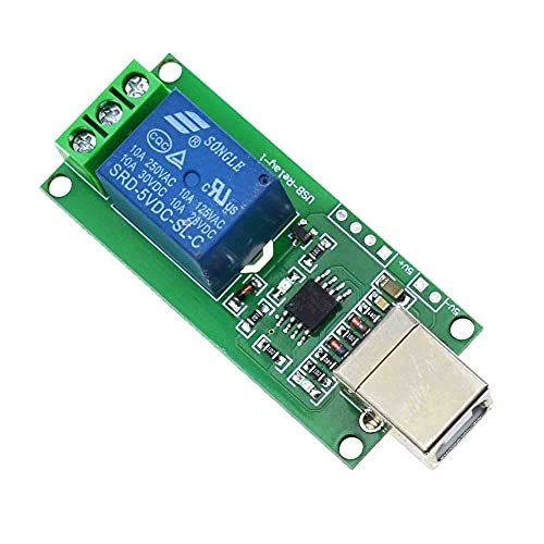 Control informático programable de 1 canal USB relé 5V para el hogar inteligente