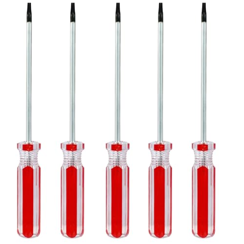 Bivethoi T8 Torx Screwdriver, 75mm (3 Inch) Long Magnetic Tip, 6 Point Star Screwdriver
