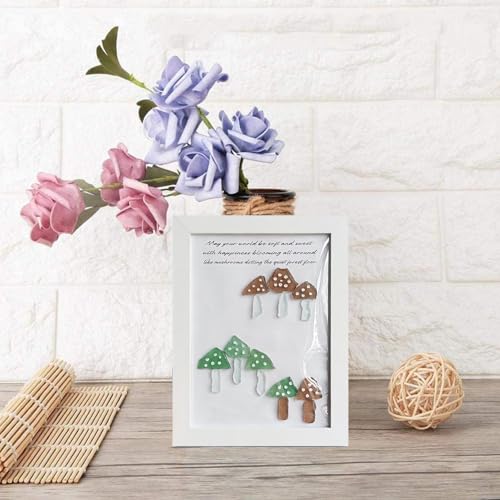Decoración de mesa con champiñón de cristal de mar para salones 4