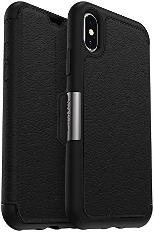 OtterBox STRADA SERIES Case for iPhone Xs & iPhone X - Retail Packaging - SHADOW (BLACK/PEWTER)