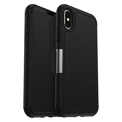 OtterBox STRADA SERIES Case for iPhone Xs & iPhone X - Retail Packaging - SHADOW (BLACK/PEWTER) #1