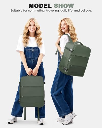 Image of coofay Large Vacuum Backpack Travel with Pump Vacpack Travel Backpack with Vacuum System Compression Backpacks for Travel Easy Vac Pack Carry on Luggage