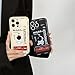 Yonds Queen for iPhone 13 Pro Max Cute Case, Cool Cartoon Astronaut Space Rocket Design Stylish Bumper Soft TPU Rubber Protective Anti-Slip Shockproof Fashion Case(iPhone 13 Pro Max, Black)