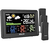 Stazione Meteo con 3 sensori interni ed esterni visualizzazione...