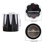 NATGIC-Black-CNC-Edge-Cut-Front-Axle-Nut-Cover-for-Harley-Touring-08-15-FLT-FLH-Dyna-Softail-Set