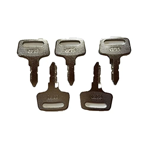 Key 90# 55150 5 PK FITS for Kubota Mower Tractor Generator Ignition Key 37410-55150 F2260 55150- Replacement Parts