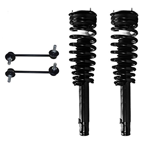 Detroit Axle - Front Struts Sway Bar Links for 2006-2009 Ford Fusion/Mercury Milan 3.0L- 4pc Set Coil Springs and Suspension Kit