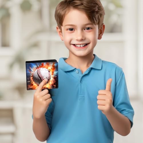 Image of Boys Wallet for Kids, Teen Boy Baseball Wallets 9-12 8-10 8-12, Cool Novelty Leather Bifold Rfid Blocking Purse Coin Pocket Zipper Id Window for Children Men Male Youth Guys Birthday Gifts