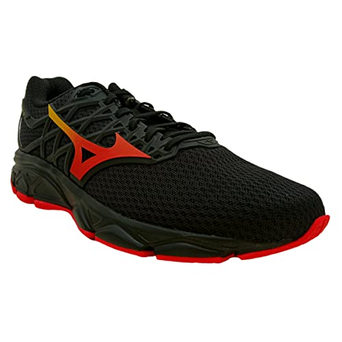 Tênis Mizuno Jet 5 Masculino Preto e Vermelho Tamanho:44;Cor:Preto