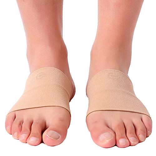 Doc Miller Premium Arch Support - 1 Pair Plantar Fasciitis Brace For Foot Care, Heel Spurs, Feet Pain, Flat Arches And Foot Arch Support For Relief And Recovery - Skin Color - Medium Size #TOP4