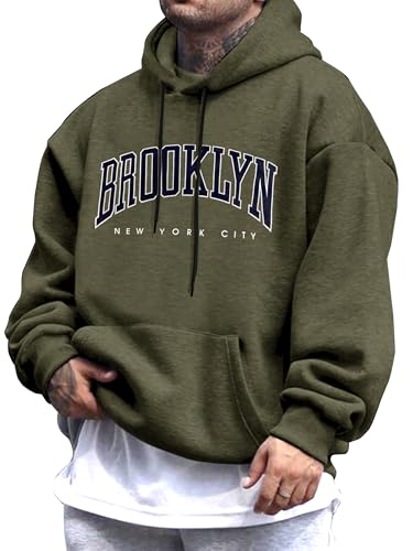 Image of Noble Monk Men's Baggy Fit Sweatshirt | Drop Shoulder Oversized Sweatshirt | Long Sleeve Zip with Collared Sweatshirts for Men's