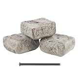 RTS Home Accents Rock Lock Landscape Edging and Border End Rock Set with 18-Inch Spike (Pack of 3)