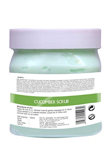 Image of Pink Root Cucumber Scrub 500gm with Chocolate Scrub 500gm