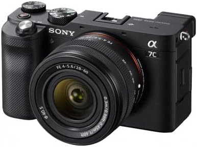Sony Alpha 7 C | Full-frame Mirrorless Interchangeable Lens Camera with Sony FE 28-60mm F4-5.6 Zoom Lens (Compact and Lightweight, Real-time Autofocus, 24.2 Megapixels, 5-Axis Stabilisation) - Black